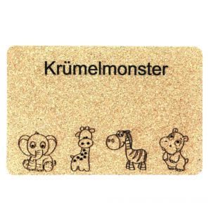 Tischset Kork - Krümelmonster