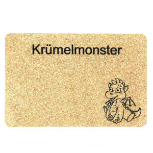Tischset Kork - Krümelmonster Drache