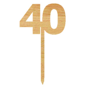 Cake Topper 40