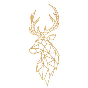 Wandbild Hirsch Sven
